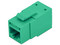 Módulo Jack RevConnect BELDEN Cat6+. Color Verde.