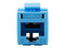 Conector Jack Belden RVAMJKUTB-S1, Cat6a UTP, RJ-45, Color Azul.