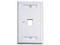 Tapa de pared Brobotix 251701 para puerto Keystone Jack estándar.