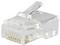 Plugs BRobotix RJ-45, Cat6, UTP, Bote con 100 piezas.
