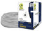 Bobina de Cable Cat6 (UTP) BRobotix de 200m, CCA. Color Gris.