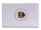 Inserto BRobotix Rj11 932500 para tapas de pared.Color Blanco.