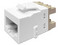 Conector Jack modular CommScope para cable CAT5e, UTP RJ45. Color Blanco.