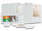 Jack Conector Condumex RJ45 (M) 8699125ARJ Cat5e. Color Blanco