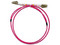 Jumper de Fibra Óptica Enson ENS-JUMP060MM4, LC Duplex, 60cm, Color Rosa.