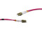 Jumper de Fibra Óptica Enson ENS-JUMP060MM4, LC Duplex, 60cm, Color Rosa.