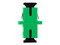 Modulo Acoplador de Fibra Óptica Enson ENS-SCSCSM, SC/APC, Monomodo, Color Verde.