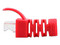 Bota Enson EPRO-BOOT-RD para cable UTP, Compatible con Cat5e, Cat6, Color Rojo.