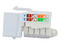Conector RJ45 Categoria 6, Vertical, Color Blanco.