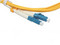 Jumper de Fibra Óptica Duplex Fiber Home, Monomodo, Conectores LC/UPC a LC/UPC, 2m. Color Amarillo.