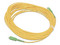 Jumper de Fibra Óptica Simplex FiberHome, Monomodo, SC/UPC-SC/APC, 10m, Color Amarillo.