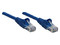 Cable de red, Cat5e, UTP RJ-45 Macho / RJ-45 Macho, 0.45 m, Azul