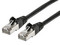 Cable de red Intellinet, RJ-45, Cat6a, UTP de 90 cm, Color Negro.