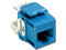Conector Jack Modular LEVITON eXtreme QuickPort, CAT 6. Color Azul.