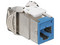 Jack blindado Leviton Atlas-X1 Cat6A, FTP, Color azul.