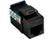 Conector Leviton GigaMax, Cat5e, UTP. Color Negro.