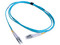 Jumper de Fibra Óptica LinkedPro FJ2-LCLC5L-02AQ, LC a LC Dúplex, 2m. Color Azul.