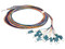 Kit de 12 Pigtails Linkedpro LP-FO-SM-PIG-12-LCU, LC/UPC Monomodo, 2 m, Multicolor.