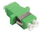 Módulo Acoplador LinkedPro LP-FOAD-6137 para Fibra Óptica duplex LC/APC a LC/APC. Color Verde