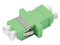 Módulo Acoplador LinkedPro LP-FOAD-6137 para Fibra Óptica duplex LC/APC a LC/APC. Color Verde