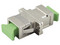 Módulo Acoplador de Fibra Óptica LinkedPro LP-FOAD-6139 simplex, SC/APC a SC/APC. Color Plateado