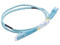 Jumper de Fibra Óptica LinkedPro LP-FOM3-LCLC-R01, Multimodo OM3 50/125, LC a LC Dúplex, 1m. Color Azul.