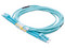 Jumper de Fibra Óptica Multimodo LinkedPro LC (M-M) de 3m. Color Aqua.