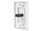 Placa de pared LinkedPro LP-FP-90, 1 puerto HDMI hembra a hembra. Color Blanco.