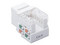 Módulo Jack Keystone LinkedPro, Cat6 con terminación 110, para faceplate, Color Blanco.