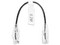 Cable de Parcheo Slim LinkedPro LP-UT6-020-BK28, UTP Cat6, Calibre 28AWG, 20cm. Color Negro.