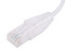 Cable de Red LinkedPro, Cat6, UTP (M-M), 28 AWG, 0.2 m. Color Blanco.