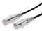 Cable de Parcheo Slim LinkedPro, UTP Cat6A, Diámetro Reducido, 28 AWG, 10m. Color Negro.