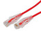 Cable de Parcheo Slim LinkedPro, UTP Cat6A, Diámetro Reducido, 28 AWG, 10m. Color Rojo.