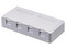 Roseta de Pared Linkedpro LP-WP-07B con 4 Puertos, Color Blanco.
