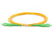 Jumper de Fibra Óptica LinkedPro LPSM2LCALCAS3, Monomodo, LC/APC, 3m, Color Amarillo.