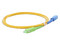 Jumper de Fibra Óptica Linked Pro, Monomodo, Conector SC/UPC a SC/APC, 15m. Color Amarillo.