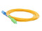 Jumper de Fibra Óptica LinkedPro Monomodo SC/UPC-SC/APC Simplex, color amarillo, 3m.