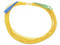 Jumper de Fibra Óptica LinkedPro Monomodo SC/UPC - SC/UPC Simplex, color amarillo, 15 metros.