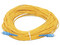 Jumper de Fibra Óptica LinkedPro LPSM3SCUSCUS50, Monomodo, SC/UPC a SC/UPC, 50m, Color Amarillo.