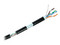 Bobina de cable FTP LinkedPro PRO-CAT-5-EXT-V2 de 305 m, para aplicaciones en CCTV, redes de datos. Color Negro