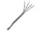 Bobina de Cable Linkedpro Cat6, 24 AWG, 100m, para aplicaciones de videovigilancia y redes de datos, uso interior. Color Gris
