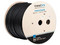 Bobina de cable LinkedPro PRO-CAT-6-AIR, FTP con Mensajero de Acero, Cat6, Calibre 23AWG, 305m. Color Negro.