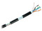 Bobina de Cable UTP Linkedpro, Cat6+, 305m, Blindado, AWG23, para exterior. Color Negro
