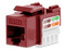 Modulo sin blindaje Nexxt Solutions, Keystone Jack Cat5e, Tipo 110, Color Rojo.