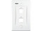 Placa de pared Nexxt de 2 salidas RJ45, Color Blanco.