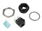 Conector Jack TE Connectivity con Tapa de Polvo, Cat5, UTP, RJ45, Color Negro.