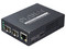 Convertidor de Medios PLANET GT-1205A de RJ45 a 2 SFP, 1000 Mbps. Color Negro.