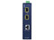 Convertidor de Medios Industrial PLANET IGT-1205AT de RJ45 a 2 SFP, 1000 Mbps. Color Azul.
