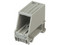 Adaptador Panduit CADIN1IG Para Conectores Tipo Mini-Com, Montaje en Rieles de 35 mm, Color Gris.