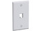 Placa de Pared Panduit CFP1WH, 1 Puerto, Modulo Mini-Com, Color Blanco.